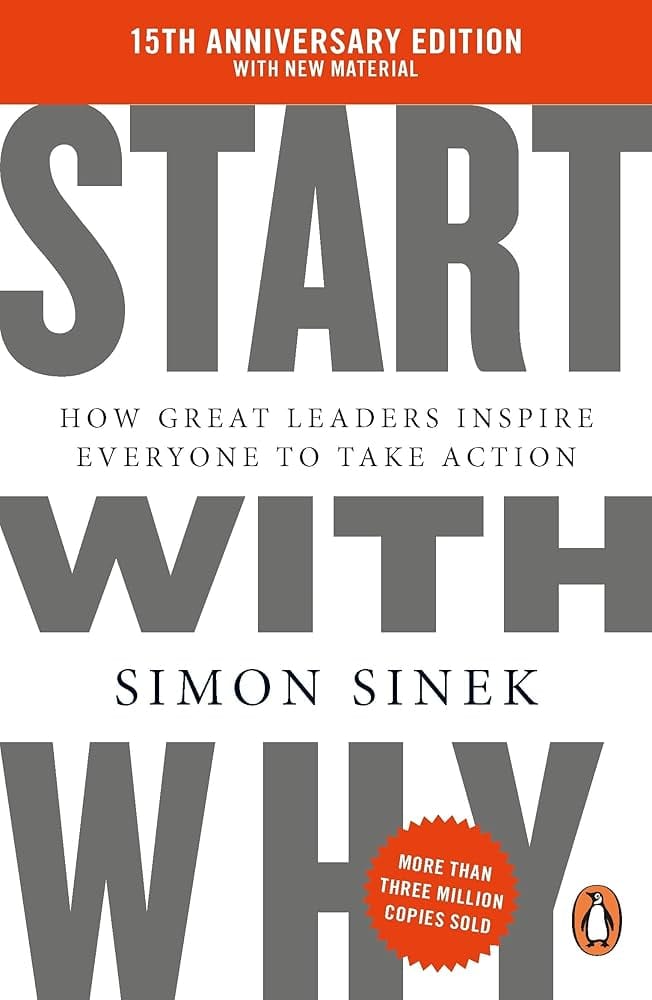 Start With Why by Simon Sinek book cover